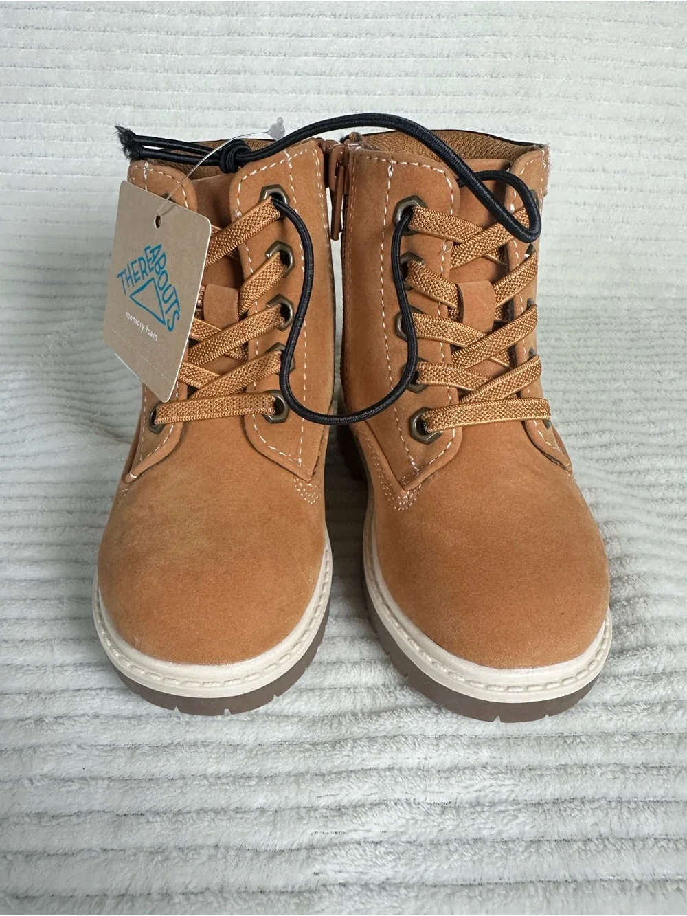 Thereabouts Toddler Boys Lil Luke Wheat Hiking Boots NWT Size 6 Toddler